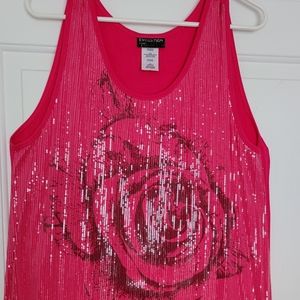 Evolution Sequin Tank size 2x